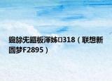 鑱旀兂鏂板渾姊318（联想新圆梦F2895）