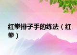 红拳排子手的练法（红拳）