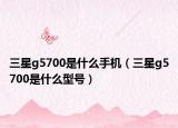三星g5700是什么手机（三星g5700是什么型号）