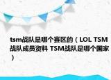 tsm战队是哪个赛区的（LOL TSM战队成员资料 TSM战队是哪个国家）
