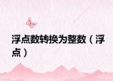 浮点数转换为整数（浮点）