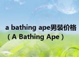 a bathing ape男装价格（A Bathing Ape）