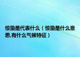 惊蛰是代表什么（惊蛰是什么意思,有什么气候特征）