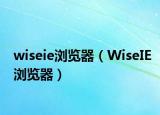 wiseie浏览器（WiseIE浏览器）