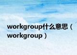 workgroup什么意思（workgroup）