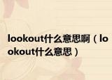 lookout什么意思啊（lookout什么意思）