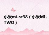 小米mi-sc38（小米MI-TWO）