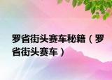 罗省街头赛车秘籍（罗省街头赛车）
