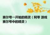 赛尔号一开始的精灵（阿零 游戏赛尔号中的精灵）