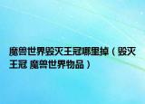 魔兽世界毁灭王冠哪里掉（毁灭王冠 魔兽世界物品）