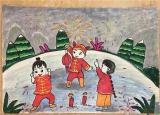 元旦的画（元旦节幼儿绘画图片大全）