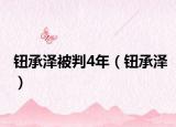 钮承泽被判4年（钮承泽）