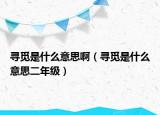 寻觅是什么意思啊（寻觅是什么意思二年级）