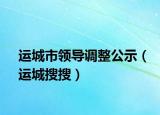 运城市领导调整公示（运城搜搜）