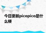 今日更新picopico是什么梗