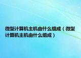 微型计算机主机由什么组成（微型计算机主机由什么组成）