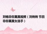 刘畅非你莫属视频（刘俐俐 节目非你莫属女选手）