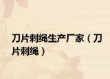 刀片刺绳生产厂家（刀片刺绳）
