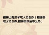 被褥上有虫子咬人怎么办（被褥虫咬了怎么办,被褥虫咬后怎么办）