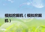 模拟挖掘机（模拟挖掘机）