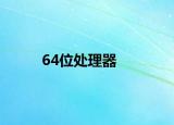 64位处理器