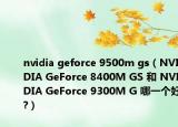 nvidia geforce 9500m gs（NVIDIA GeForce 8400M GS 和 NVIDIA GeForce 9300M G 哪一个好?）