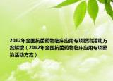 2012年全国抗菌药物临床应用专项整治活动方案解读（2012年全国抗菌药物临床应用专项整治活动方案）