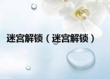 迷宫解锁（迷宫解锁）