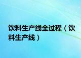 饮料生产线全过程（饮料生产线）