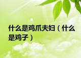 什么是鸡爪夫妇（什么是鸡子）