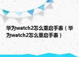 华为watch2怎么重启手表（华为watch2怎么重启手表）
