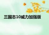 三国志10威力加强版