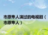 市原隼人演过的电视剧（市原隼人）