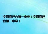 宁河县芦台第一中专（宁河县芦台第一中学）