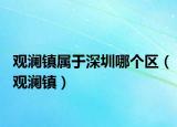 观澜镇属于深圳哪个区（观澜镇）