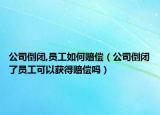 公司倒闭,员工如何赔偿（公司倒闭了员工可以获得赔偿吗）