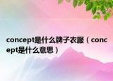 concept是什么牌子衣服（concept是什么意思）