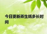 今日更新蒸生蚝多长时间