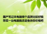 国产笔记本电脑哪个品牌比较好我想买一台电脑我还是告诉你价格吧