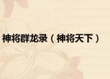 神将群龙录（神将天下）