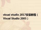visual studio 2017安装教程（Visual Studio 2005）