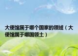 大使馆属于哪个国家的领域（大使馆属于哪国领土）