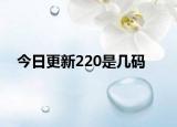 今日更新220是几码