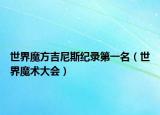 世界魔方吉尼斯纪录第一名（世界魔术大会）