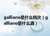 galliano是什么档次（galliano是什么酒）