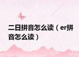 二日拼音怎么读（er拼音怎么读）