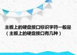 主板上的硬盘接口标识字符一般是（主板上的硬盘接口有几种）