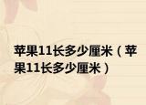 苹果11长多少厘米（苹果11长多少厘米）