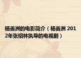 杨善洲的电影简介（杨善洲 2012年张绍林执导的电视剧）