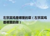 左宗棠鸡是哪里的菜（左宗棠鸡是哪里的菜）